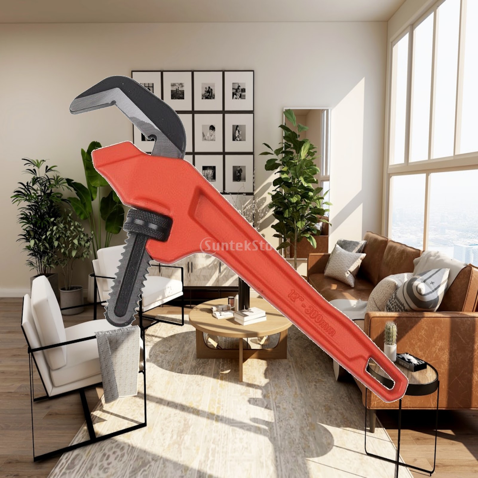 Tools Of Workshop - Hex Pipe Wrench Adjustable Wrench with