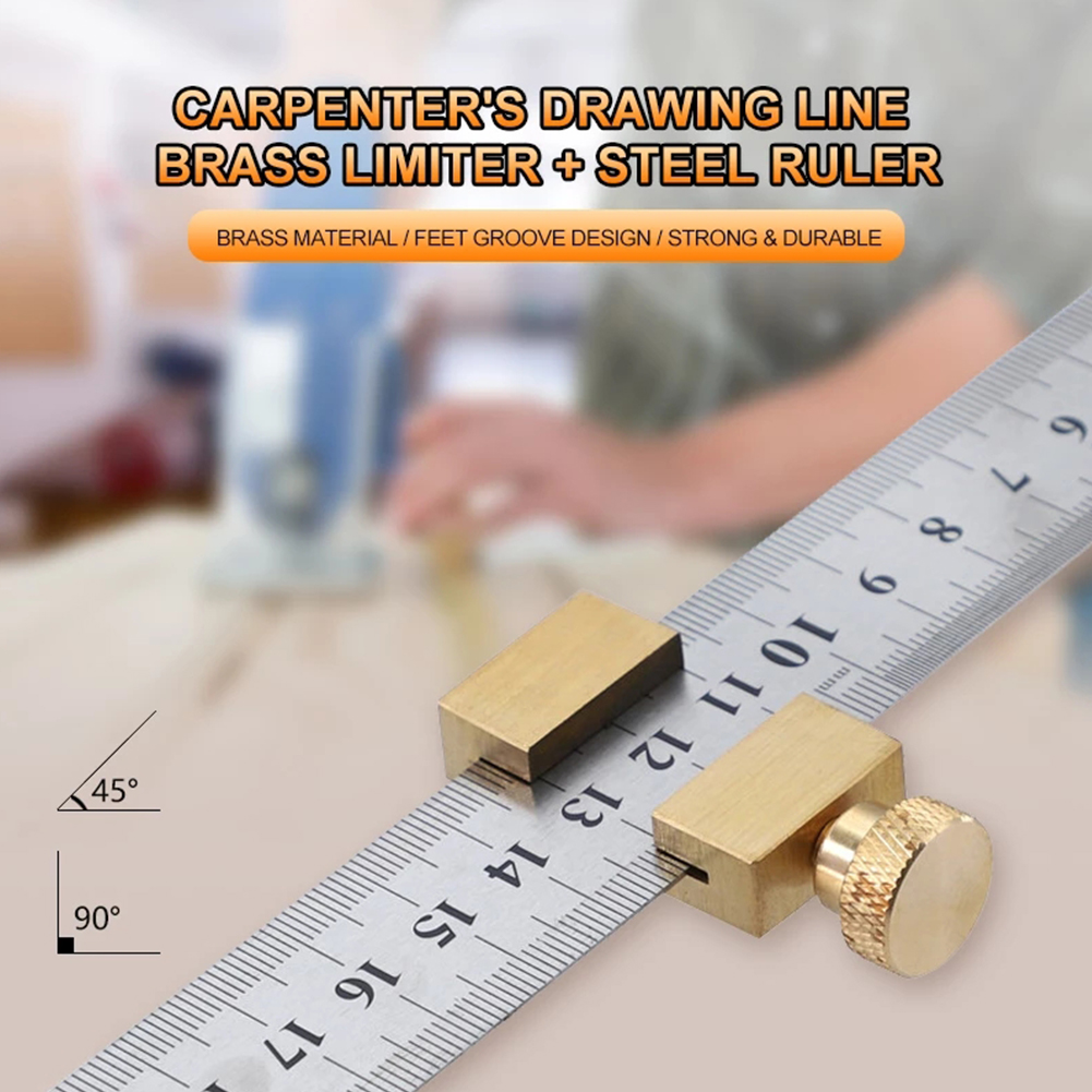 For DIY Projects Brass Angle S - Workshop Marking Tools recension och pris