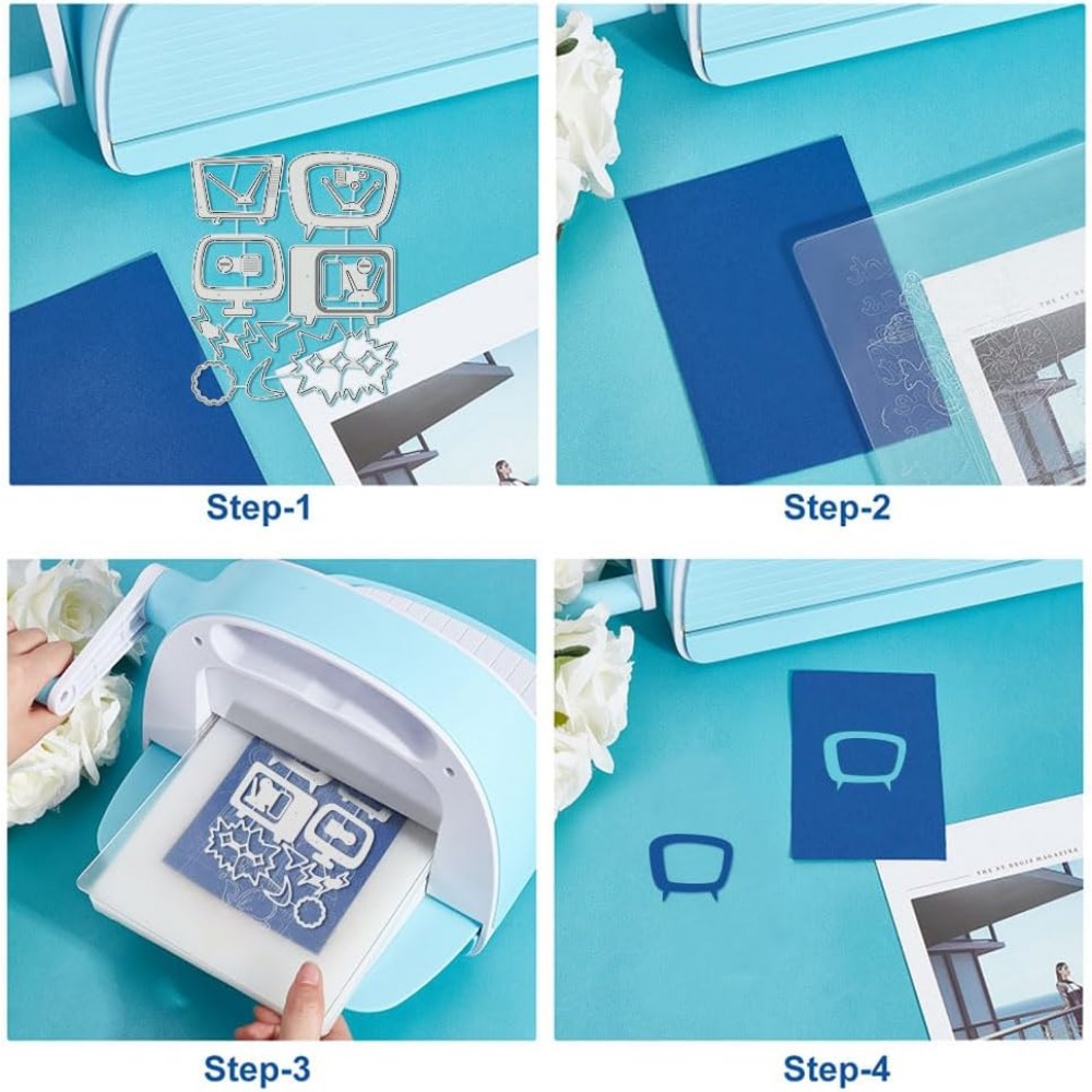 Retro TV Cutting Dies Stencils - Tap Die Set recension och pris
