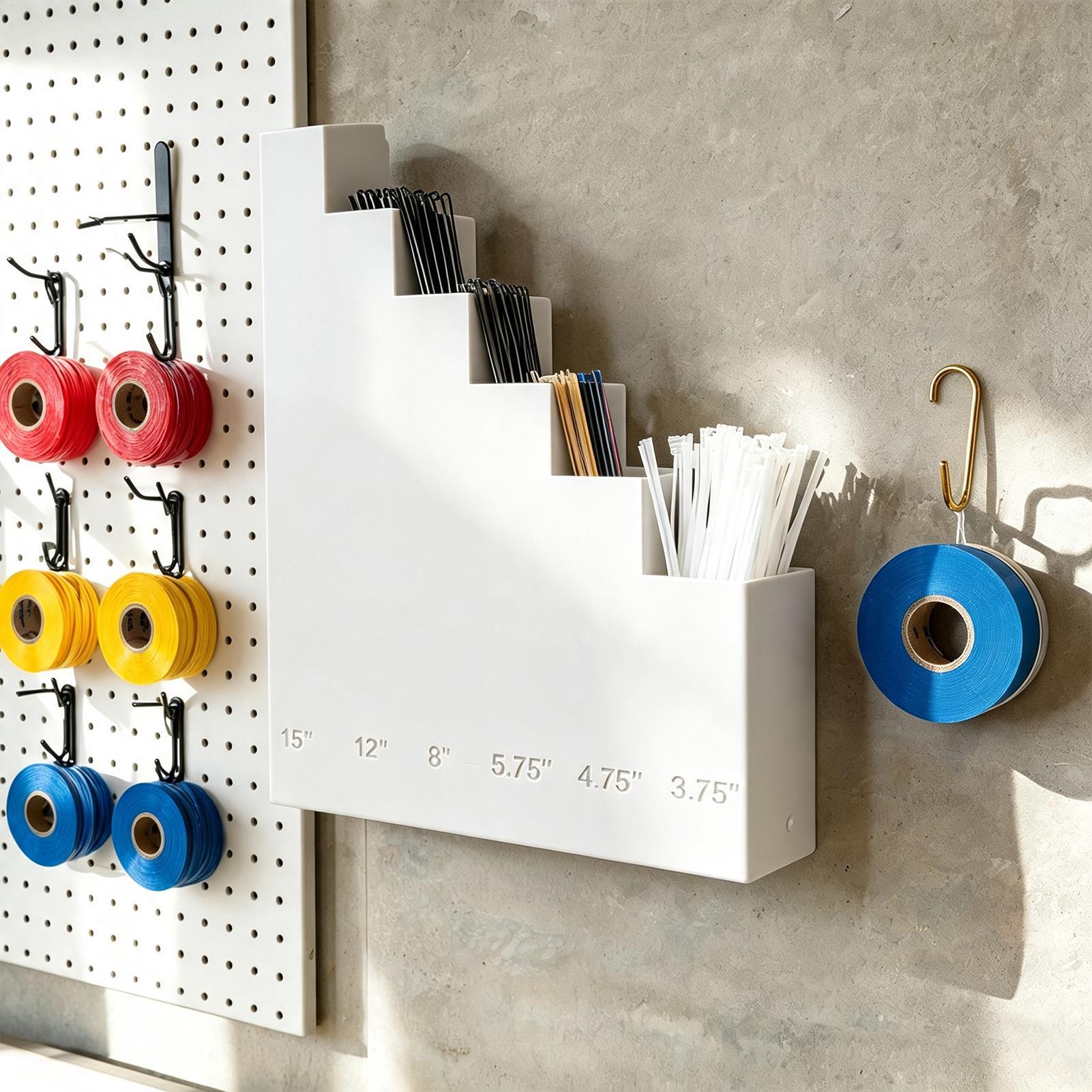 Zip Tie Holders 6 Pockets Wall - Workshop Tools On Wall recension och pris