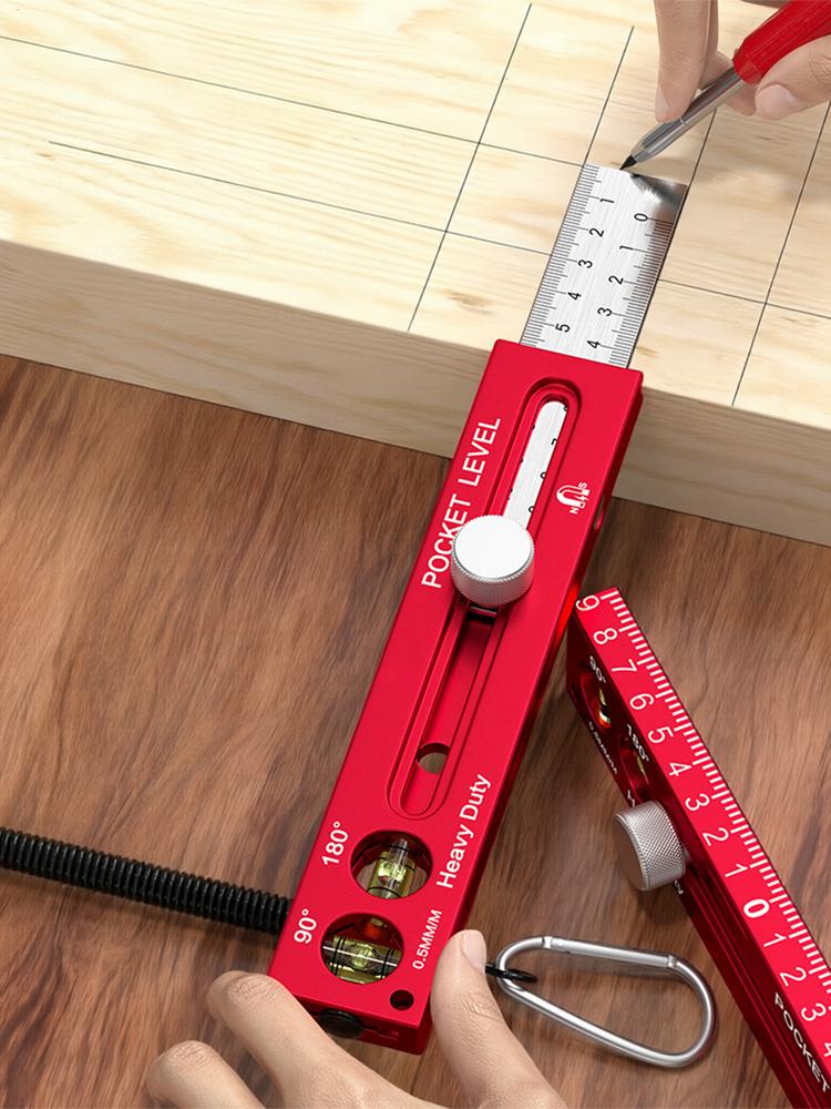 Magnetic Woodworking Ruler Alu - Workshop Marking Tools recension och pris