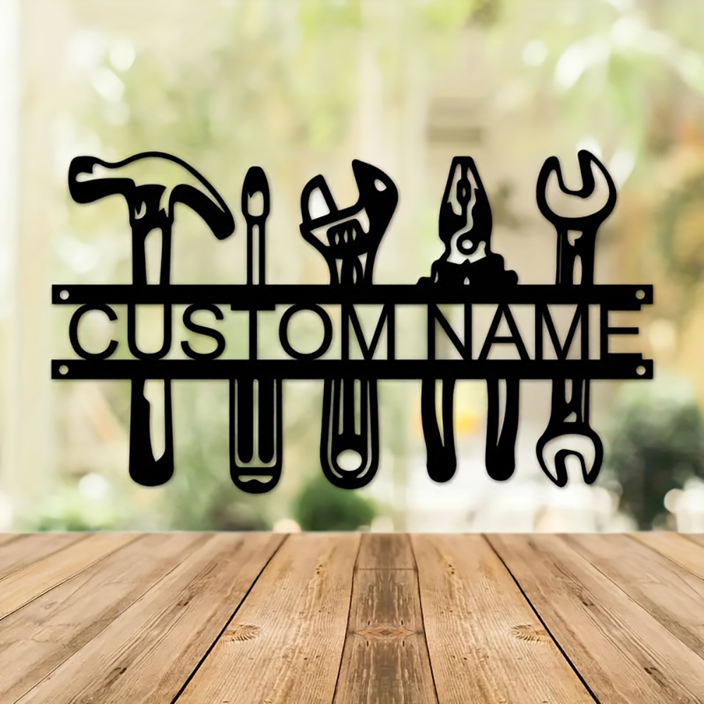 Customized Name Industrial Sty - Workshop Tools Name recension och pris