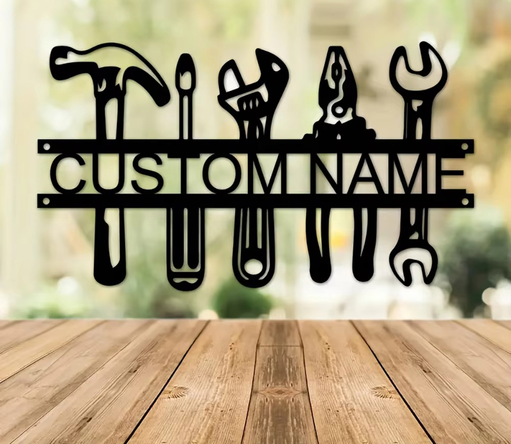Customized Name Industrial Sty - Workshop Tools Name recension och pris