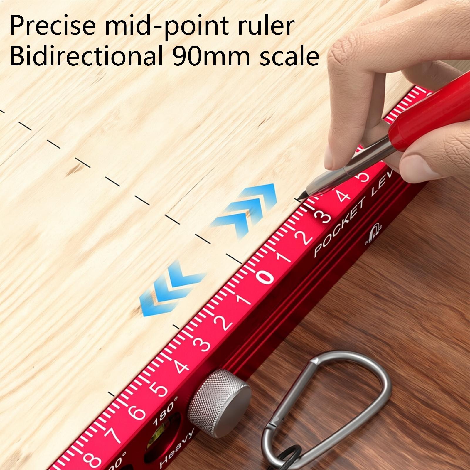 Magnetic Woodworking Ruler Alu - Workshop Marking Tools recension och pris