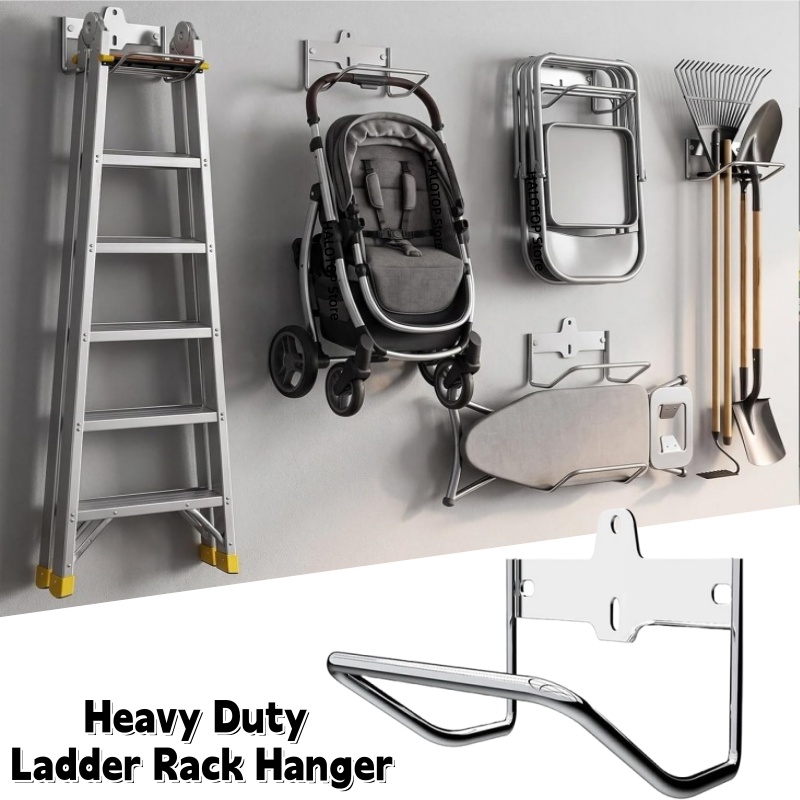 Heavy Duty Metal Ladder Rack H - Workshop Tools On Wall recension och pris