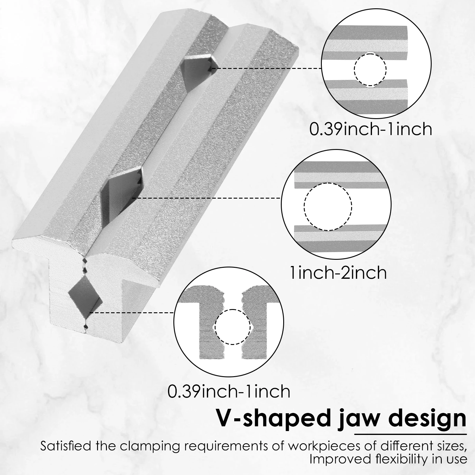 Magnetic Vise Jaws 4/5/6inch V - Workshop Tools Vice recension och pris