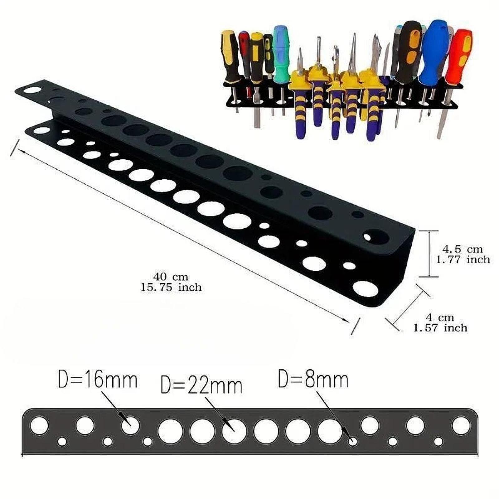 Wall Mounted Screwdrivers Hold - Workshop Tools On Wall recension och pris