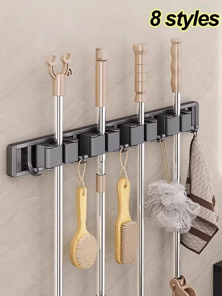 Mop and Broom Organizer Mop Ho - Workshop Tools On Wall recension och pris