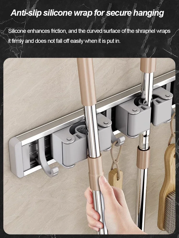 Mop and Broom Organizer Mop Ho - Workshop Tools On Wall recension och pris