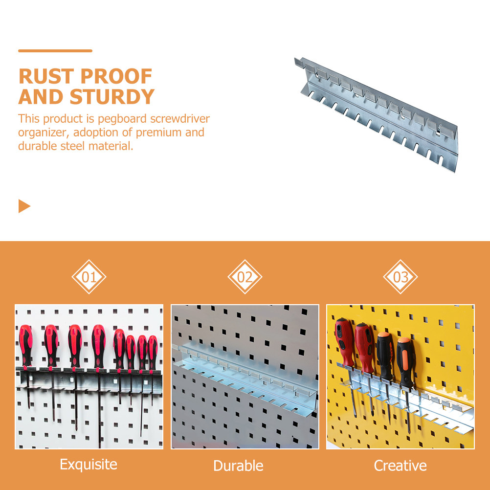 Pegboard Screwdriver Organizer - Workshop Tools Holder recension och pris