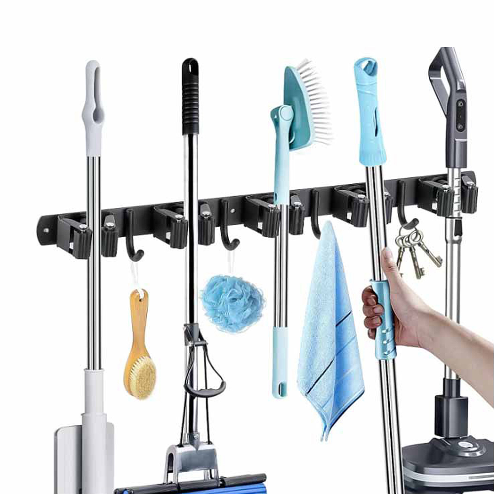 Stainless Steel Mop and Broom  - Workshop Tools On Wall recension och pris