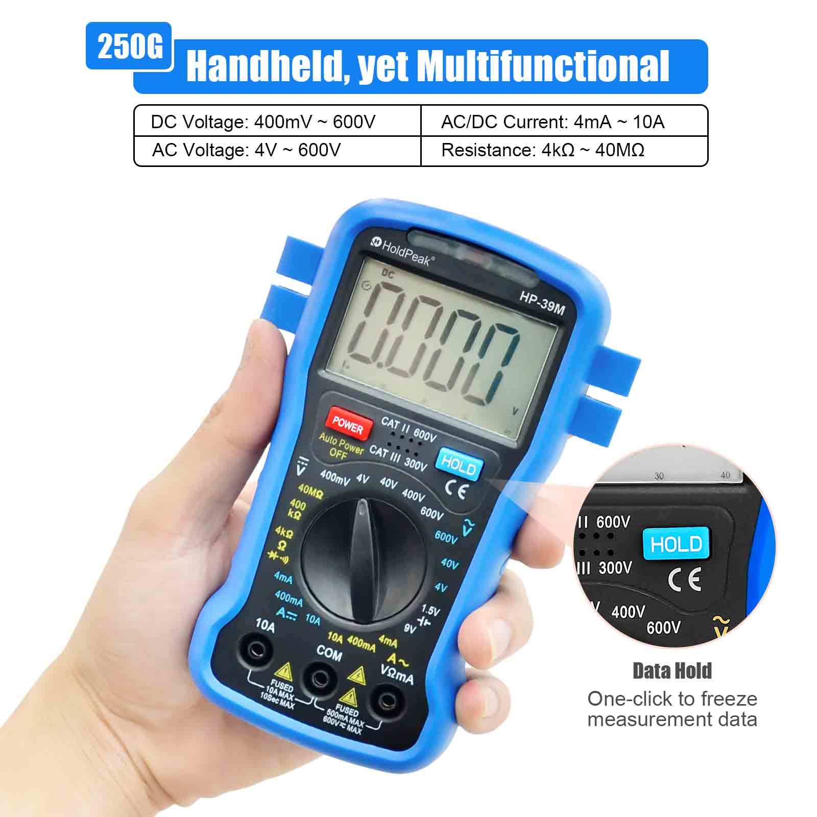Digital Multimeter True RMS 40 - Workshop Tools Display recension och pris