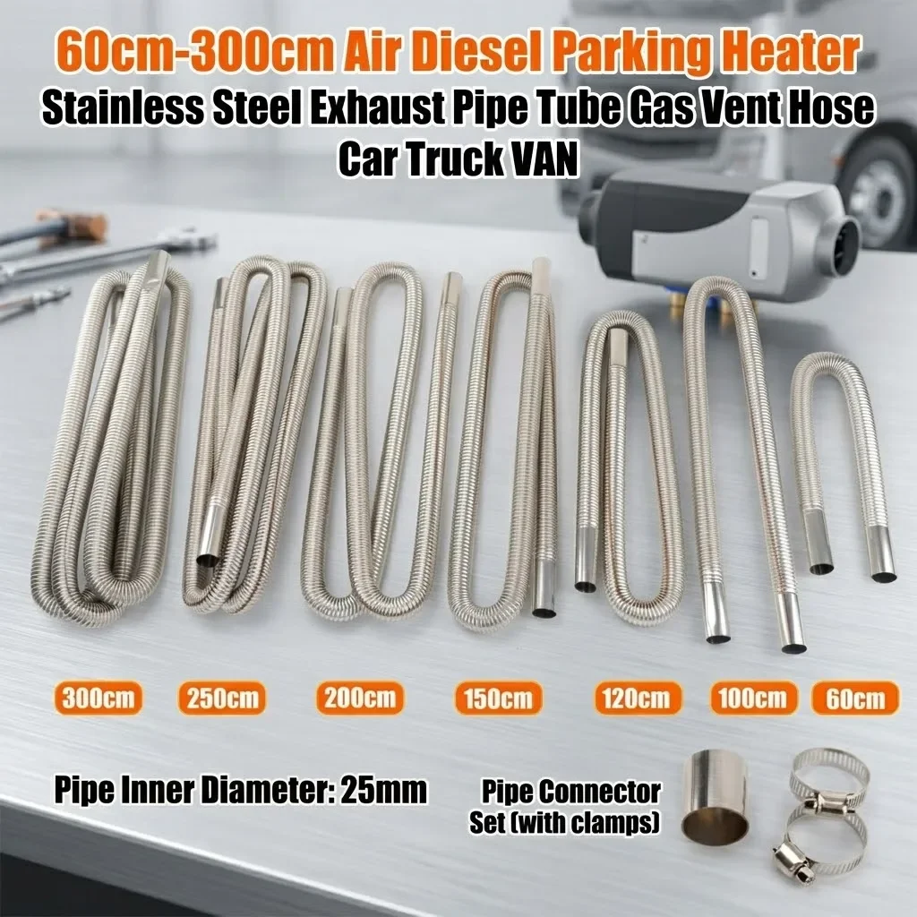 60cm-300cm Air Diesel Parking  - Pipe Clamp Bar recension och pris