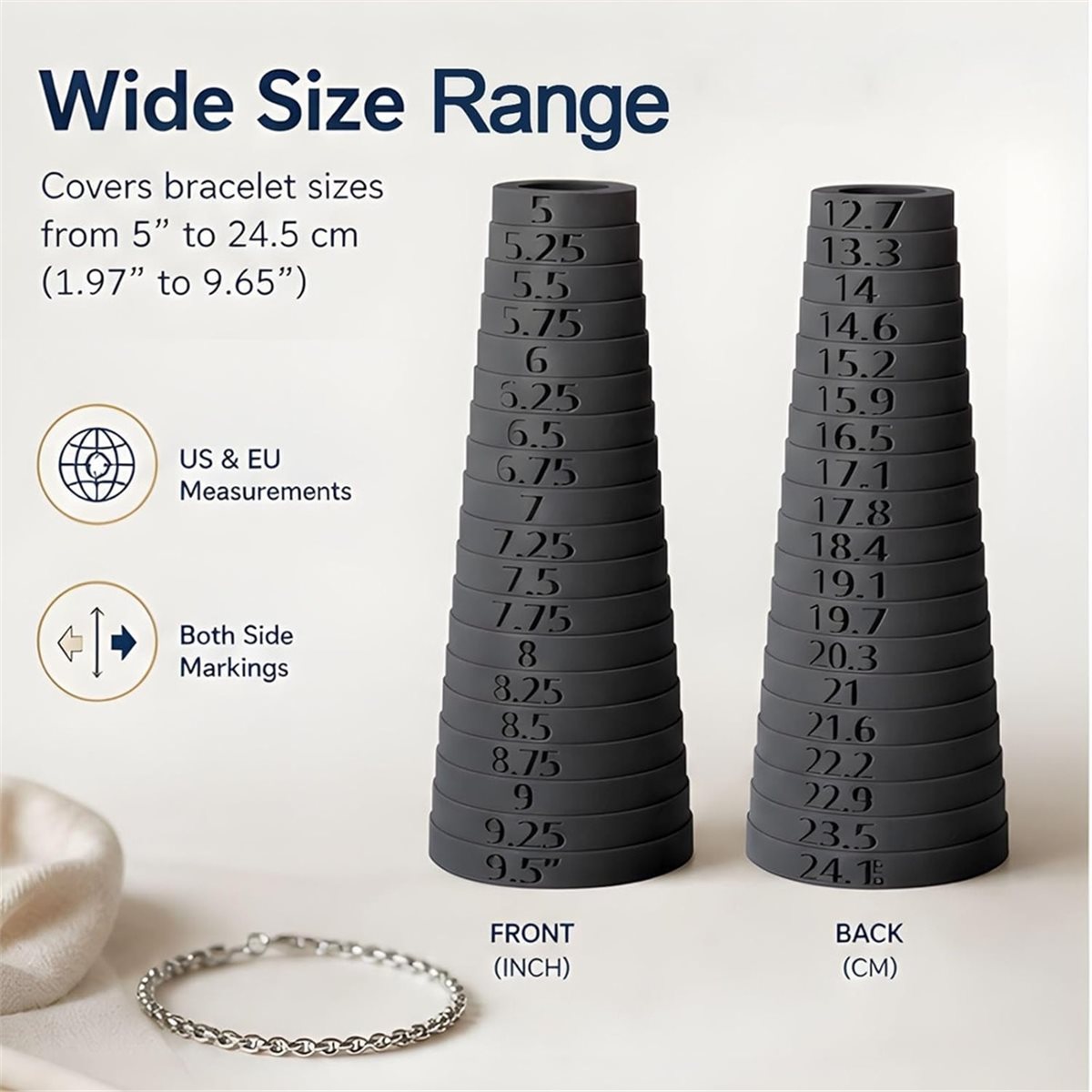 Bracelet-Size Mandrel with 5 t - Workshop Marking Tools recension och pris