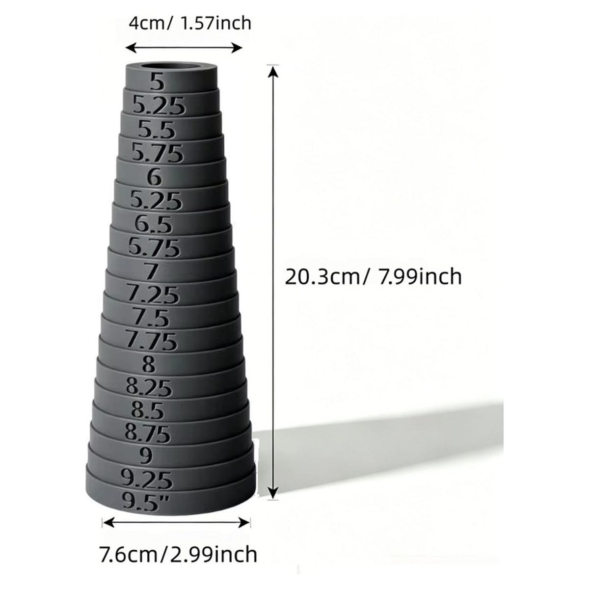 Bracelet-Size Mandrel with 5 t - Workshop Marking Tools recension och pris