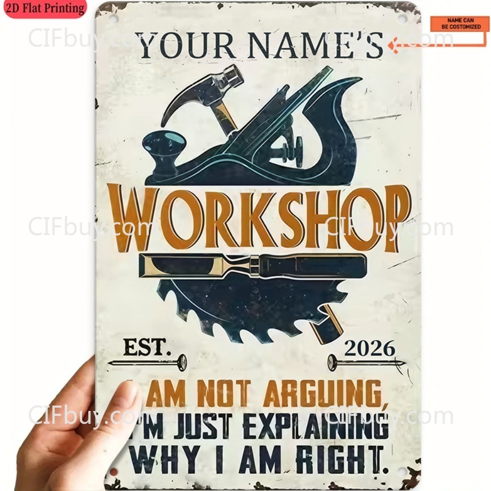 Custom Name Workshop Metal Sig - Workshop Tools Name recension och pris