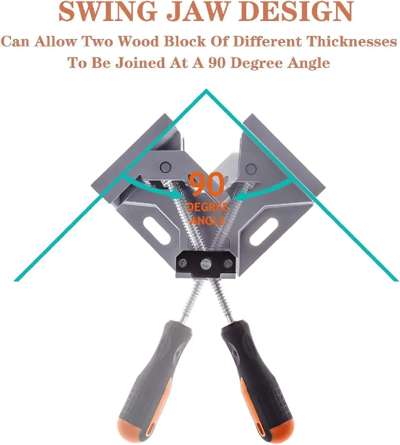 90 Degree Right Angle Clip Cla - Angle Clamp 90 recension och pris